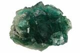 Apple-Green Cubic Fluorite Crystal Cluster - China #147060-1